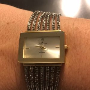 Anne Klein two tone bracelet watch